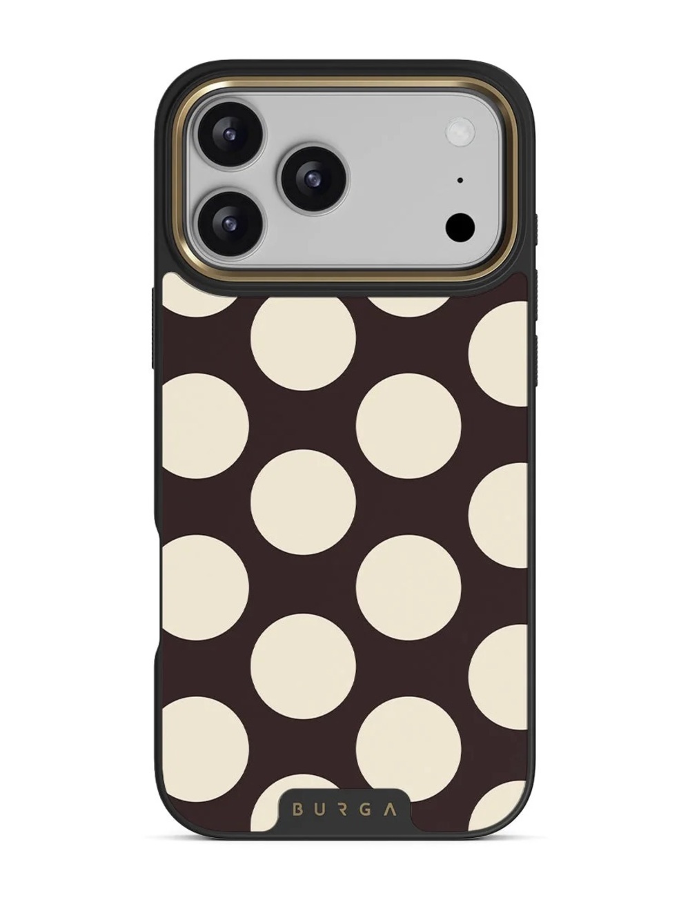 NWT BURGA spot on Brown Polka Dot Protective Iphone 17 pro max Phone Case - - Picture 2 of 4